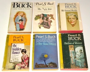 LOT ~ Pearl S. Buck PB Books ~ New Year, My Several Worlds, Hidden Flower, Etc. - Picture 1 of 11