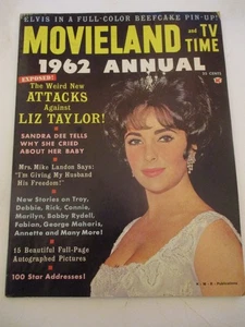 Marilyn Monroe, Carol Lynley, Troy Donahue - Movieland and TV Time Magazine 1962 - Picture 1 of 6