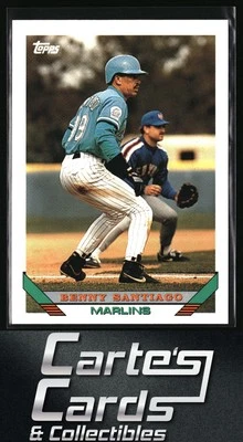 Benny Santiago 1993 Topps Traded #44T Florida Marlins - Image 1 of 2