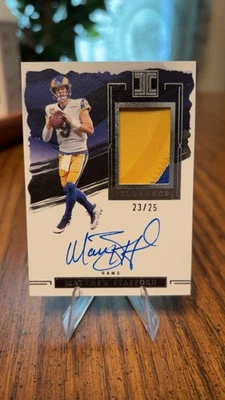 2025 Panini Impeccable Veteran Elegance Jersey 2 Color Patch Auto 23/25 SP - Image 1 of 2