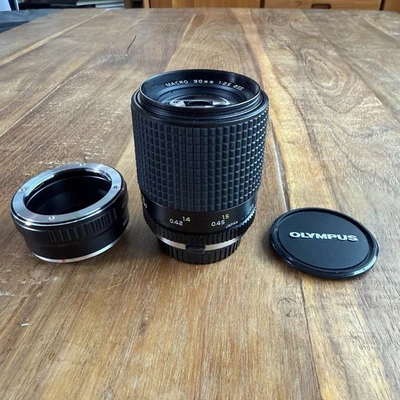 Tokina AT-X Macro 90mm f/2.5 f 2.5 Lens “Bokina”  OM Mount + Sony E Adapter - Image 1 of 4