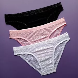 Perizoma perizoma perizoma trasparente marsupio morbido tinta unita bikini perizoma mutande slip - Foto 1 di 7