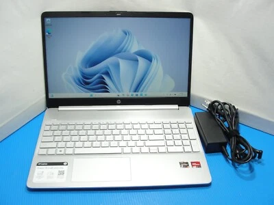 HP 15-EF2033DX 15.6” HD AMD Ryzen 3 5300U 2.6GHz 8GB SSD Reset 256GB-Cargador Foto 1 de 4