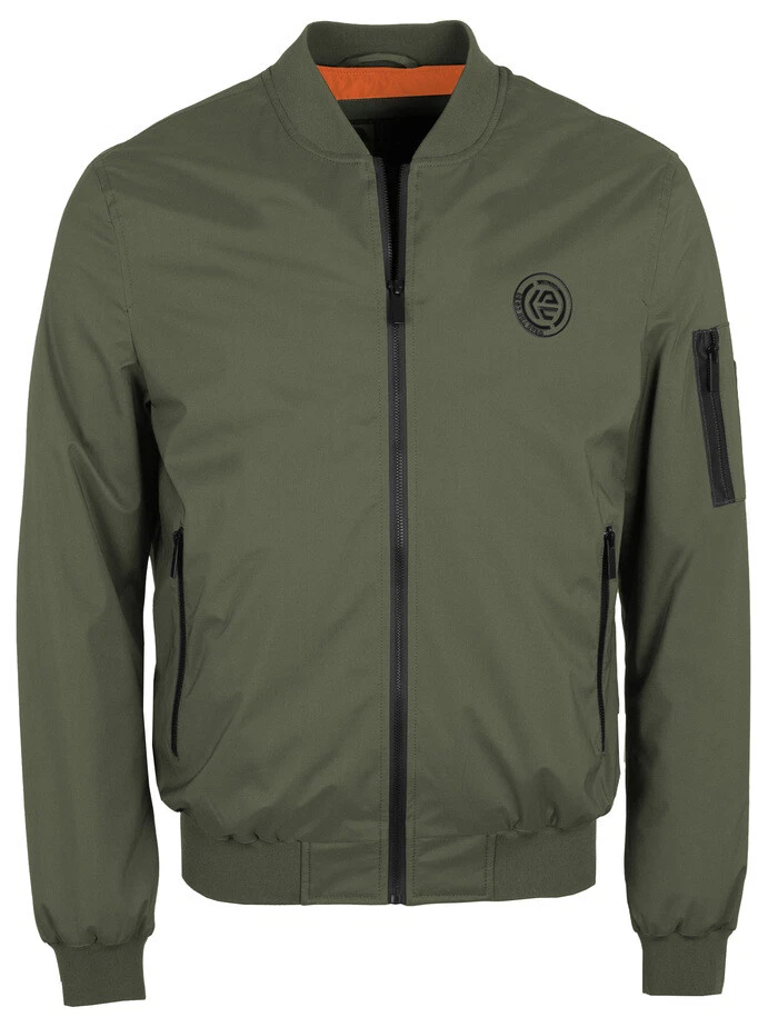 Indicode Herren Bomberjacke Inberto Regular Fit in Army grün - Bild 1 von 1