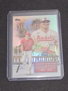2024 Topps Series 1 Mike Trout Home Field Advantage Insert SSP #HFA-9 Angels - Picture 1 of 2