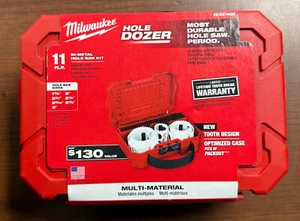 Juego de sierra de uso general con topadora de orificios Milwaukee 49-22-4020 (11 piezas) ENVÍO GRATUITO - Imagen 1 de 3