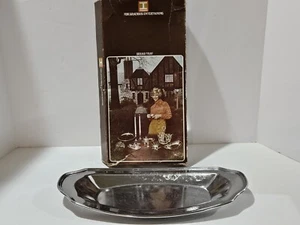Vintage~Irvinware~Bread Tray~Chrome Plated ~ 13" x 6 1/2" ~ 1971~In Original Box - Picture 1 of 23
