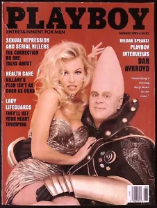 PLAYBOY US August 1993 PAMELA ANDERSON & DAN AYKROYD Jennifer Lavoie @ GOOD - Picture 1 of 4