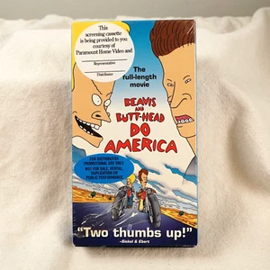 Beavis and Butthead Do America VHS Promo Screener Timecode Demo Copy Mike Judge - Picture 1 of 9