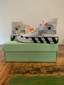 Converse x Off White Chuck Taylor Mens US5 / Womens US7 - NEW DS - FREE SHIPPING - Picture 1 of 5
