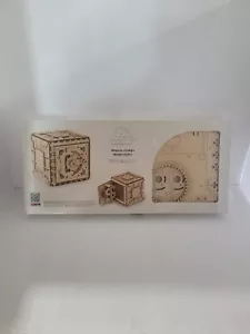 UGEARS Model Safe Kit | 3D Wooden Puzzle | DIY Mechanical Safe New Sealed - Picture 1 of 3