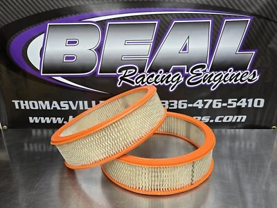 Set Of 2 FRAM HPCA8 Racing Air Filter High Perf 14"x3" Circle Track Dirt Track - Image 1 of 4