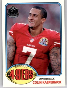 2015 Topps 60 aniversario Shield Colin Kaepernick inserto retro paralelo 49ers - Imagen 1 de 2