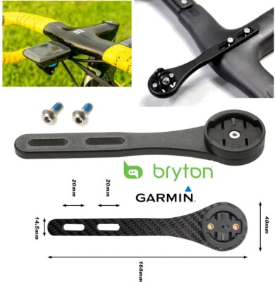 supporto braccio contachilometri ciclocomputer gps garmin bryton gopro manubrio - Immagine 1 di 4