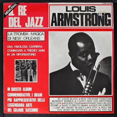 Louis Armstrong - Il Re Del Jazz - original LP record [NHB1-138] ITALY - Image 1 of 4