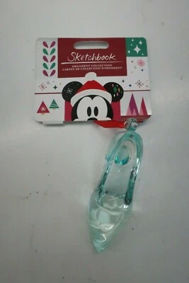 Zapatilla de cristal Cenicienta 2018 colección de adornos cuaderno de bocetos de la tienda Disney Foto 1 de 4