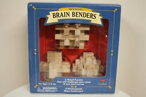 Cardinal Wood Brain Benders 3 Dimensional Mass Confusion 3D Puzzles Item #791 - Picture 1 of 6