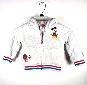 Mickey Mouse Kleinkind College-Jacke | leichter bestickter Mantel Junge Größe 2 - Bild 1 von 7