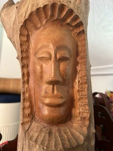 Hawaiian Milo Pèle Carving Retro Vintage - Picture 1 of 6