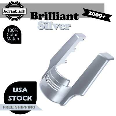 Brilliant Silver Rear Fender Stretched Filler Extension For Harley 2009+ - Image 1 of 4