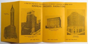 Kinnear Radiatori Pressati Brochure Pubblicitaria Vintage Pittsburgh PA - Foto 1 di 4