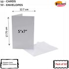 Quality White Envelopes and Greeting Cards 5x7 In White Blank Cards and Envelops