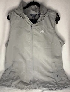 Cutter and Buck Water & Wind Resistant Packable Recycled Polyester Hooded Vest. - Picture 1 of 7