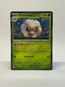 Whimsicott 008/131 Holo Rare - Pokemon TCG Prismatic Evolutions - Near Mint - Picture 1 of 2