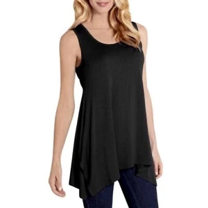 TÚNICA SIN MANGAS SOFT AROUND NEGRA OPORTUNA CUELLO REDONDO PEQUEÑA - Imagen 1 de 11