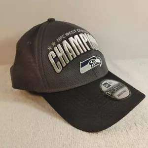 Seattle Seahawks New Era 9FORTY NFC West Champions Adjustable NFL Team Cap Hat - Picture 1 of 8