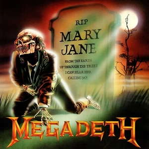 MEGADETH Mary Jane BANNER HUGE 4X4 Ft Fabric Poster Tapestry Flag album art - Picture 1 of 3