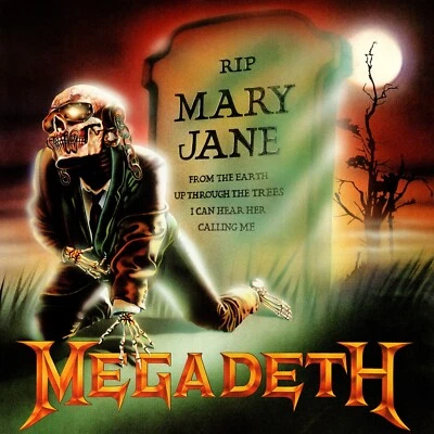 MEGADETH Mary Jane BANNER HUGE 4X4 Ft Fabric Poster Tapestry Flag album art - Image 1 of 3