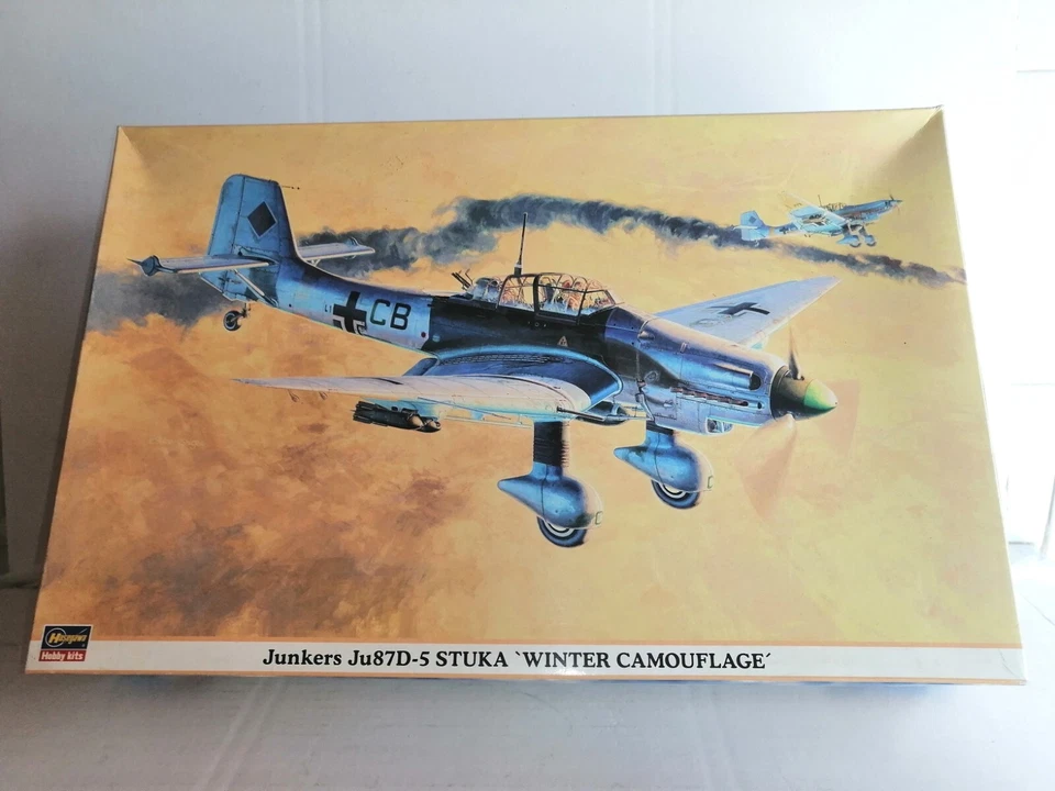 HASEGAWA 1/32 JUNKERS JU87D-5 STUKA WINTER CAMOUFLAGE  KIT MONTAGGIO NO.08189 - Immagine 1 di 2