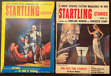 Startling Stories Science Fiction Magazine 2x: March 1953 & Spring 1955 Rare