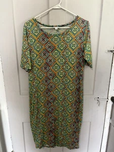 Lularoe Damen Julia Kleid Größe L - Abstrakt/Geometrisch - Bild 1 von 2
