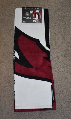 ARIZONA CARDINALS NFL FOOTBALL ZONE READ STYLE LIGHT WEIGHT BATH BEACH TOWEL Cover