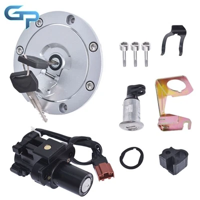 Interruptor de encendido tapa de gas combustible juego de bloqueo de asiento para Honda CBR 600RR 1000RR 2007-2014 Foto 1 de 4