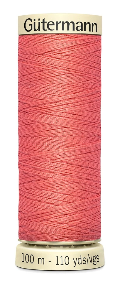 Gutermann 100P-375 Coser-Todo Hilo 110yd-Coral Claro Foto 1 de 1