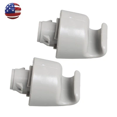 2x Gancho de suspensión de clip para para parasol de coche gris para Nissan Titan 2004-2015 Foto 1 de 4