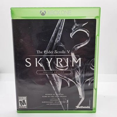 Skyrim Edición Especial Xbox One CIB Elder Scrolls V GOTY Dragonborn Foto 1 de 3