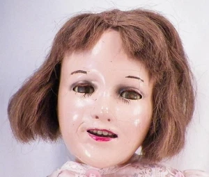 Ideal Deanna Durbin Doll Composition 21in 1930s Vintage To Restore - Picture 1 of 12