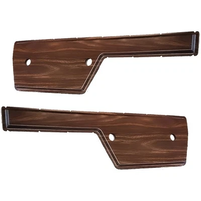 1972 Chevrolet GMC Truck; Door Panel Insert; Wood Grain; ABS Plastic; Pair - Image 1 of 3