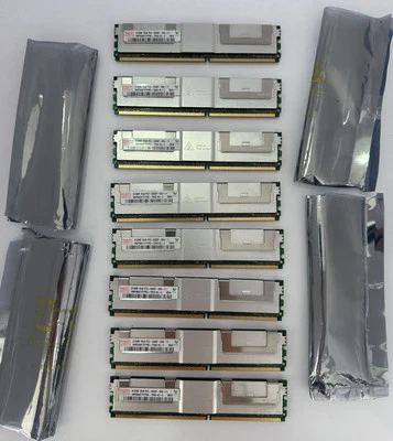 512MB Hynix DDR2 667MHz PC2-5300F 1Rx8 ECC Fb-dimm RAM HYMP564F7FFP8C-Y5N3 Fast - Image 1 of 4