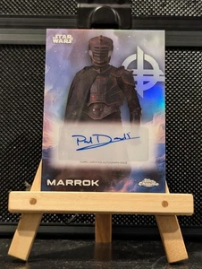 2025 Topps Chrome Star Wars #A-PD Paul Darnell as Marrok Autograph - Picture 1 of 2