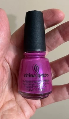 China Glaze 'FLY' Pinky PURPLE Slight Shimmer NAIL POLISH - Image 1 of 3