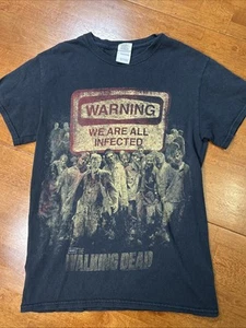 Camiseta gráfica para hombre 2012 The Walking Dead "Todos estamos infectados" talla pequeña - Imagen 1 de 14