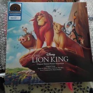 The Lion King Disney Original Motion Picture Soundtrack Brown Vinyl LP New - Imagen 1 de 3