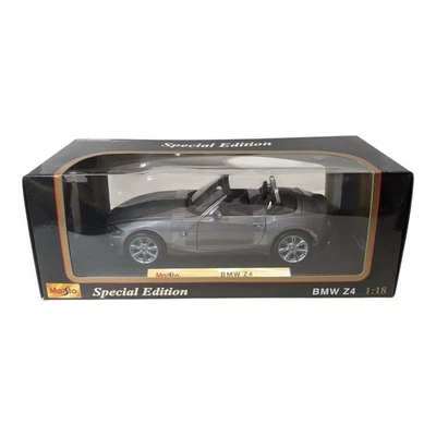 VTG 1998 Maisto Special Edition BMW Z4 2.5i Gray Scale Model Die Cast 1:18 Car - Image 1 of 4