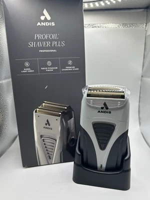 Andis Profoil Lithium Plus Titanium Double Foil Shaver TS-2 #17255 Luxury Shaver - Image 1 of 4