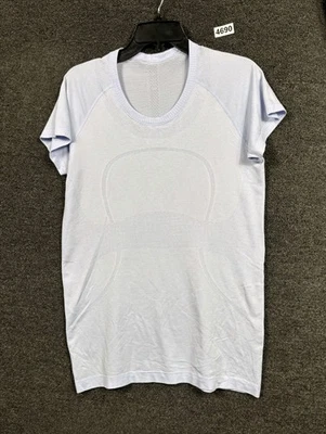 Lululemon Swiftly Tech Crew Neck Top Womens Size Large Light Purple Short Sleeve - Image 1 of 4
